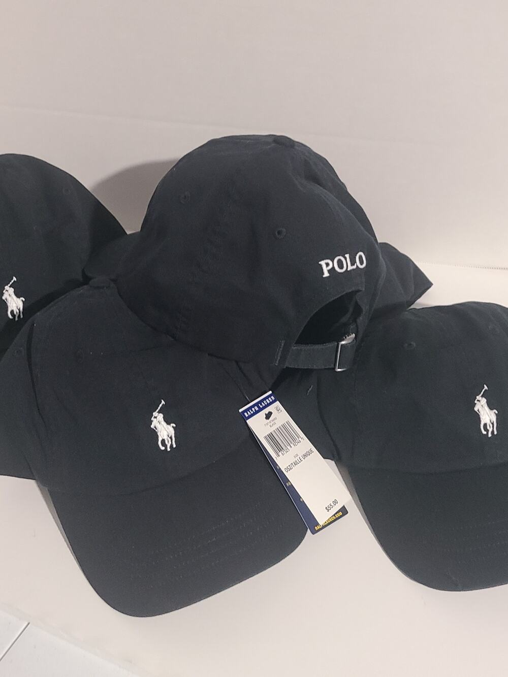 Polo Ralph Lauren Classic Baseball Cap – Black / White Pony Logo